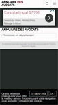 Mobile Screenshot of annuaire-des-avocats.net